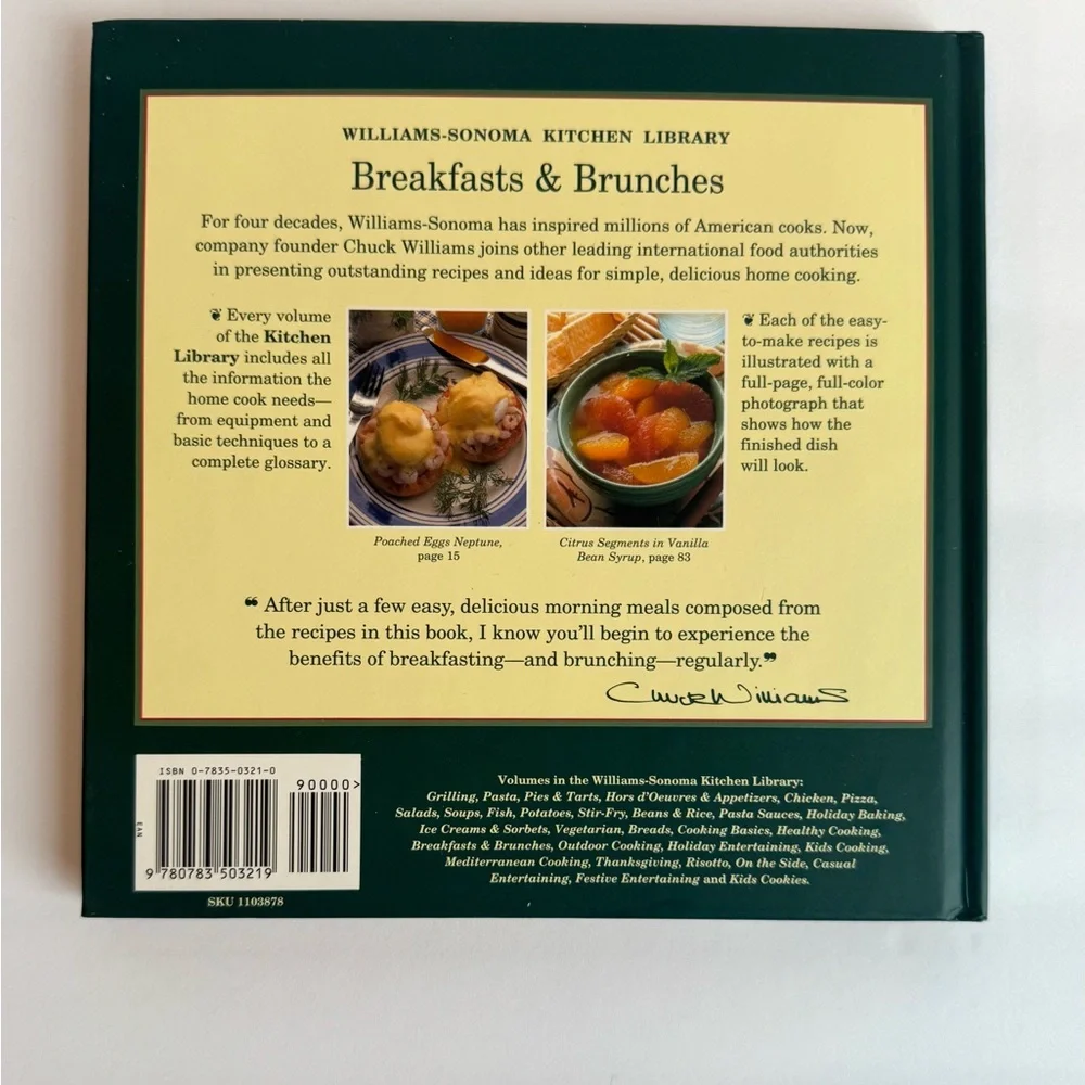 Williams-Sonoma Kitchen Library Cookbook Collection Set of 5 Like New